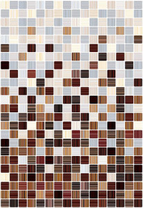 Керамин Гламур 3С 40х28 см плитка настенная глянцевая коричневая