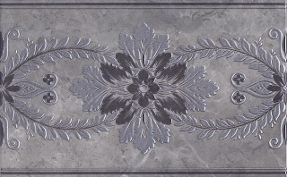 Kerama Marazzi Мармион 25х40 см декор настенный серый
