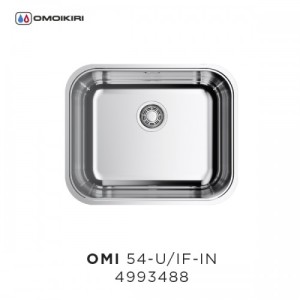 Omoikiri Omi 54-U/IF-IN 4993488 кухонная мойка нержавеющая сталь 54.5х44.5 см