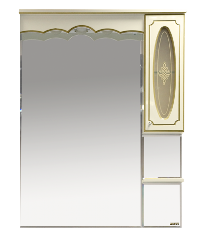 Misty Монако зеркальный шкаф правый 90 см Л-Мнк02090-033П