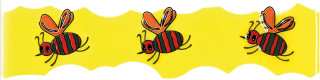Сокол Солнечный круг 5х20см бордюр настенный желтый пчелки