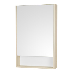 Зеркало-шкаф Акватон Сканди 55 см белый дуб верона 1A252102SDB20