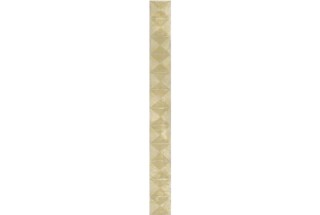 Уралкерамика София 6х60 см бордюр настенный ромб золото
