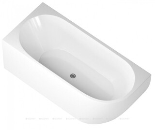 Aquanet Family Elegant A 180*80 ванна акриловая асимметричная Matt Finish 260054