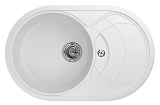 Granula GR-7801 Мойка для кухни оборачиваемая белый 77,5×49,5 см