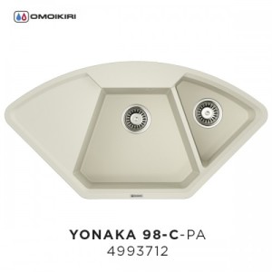 Omoikiri Yonaka 98-C-PA 4993712 кухонная мойка аrtgranit пастила 98х51 см