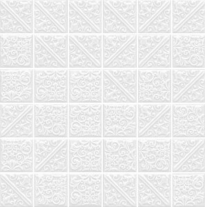 21023 Ла-Виллет белый 30.1*30.1 керамическая плитка мозаичная