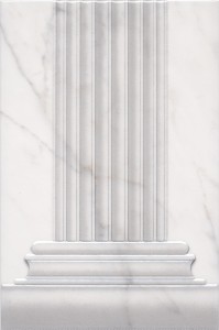 Kerama Marazzi Вилла Юпитера 20х30 см декор настенный белый основание STGA40938248