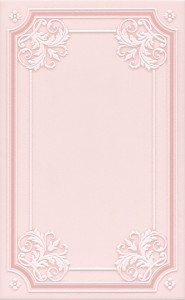 Kerama Marazzi Петергоф STG/C560/6306 25х40 декор настенный розовый матовый
