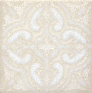 Kerama Marazzi Амальфи 10х10 см вставка напольная орнамент белая 8