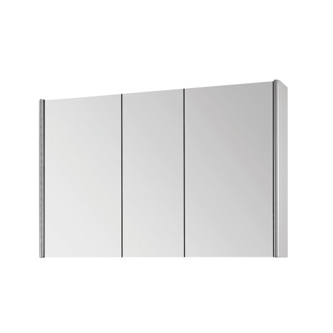 Dreja шкаф зеркальный подвесной Enzo 120 см с подсветкой белый 59487