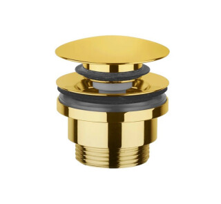 Paffoni Tweet Round ZSCA050HG донный клапан для раковины медовое золото