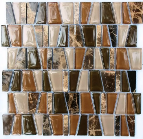NS Mosaic Exclusive мозаика стекло, камень 30,5х30,5 см S-849