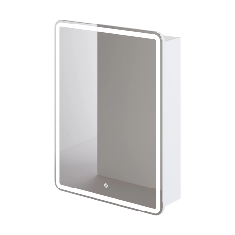 Итана Miro зеркальный шкаф с подсветкой 60 1С правый белый