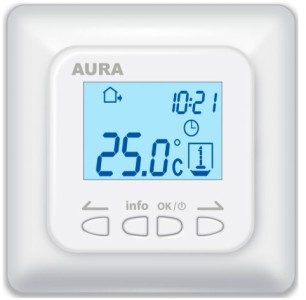 Терморегулятор AURA LTC 730 программируемый