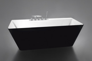 BelBagno BB19-NERO/BIA 181*80 ванна акриловая прямоугольная