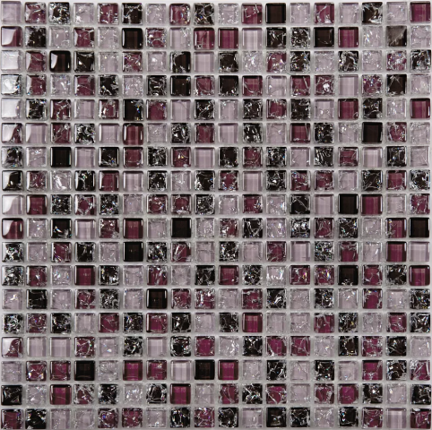 NS Mosaic Exclusive мозаика стеклянная с камнем 30,5х30,5 см No-299