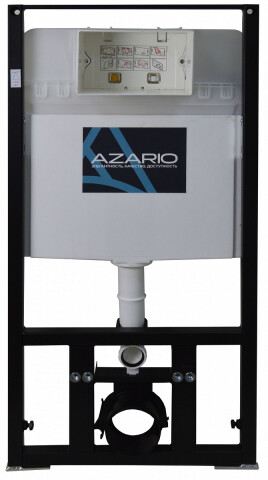 Azario инсталляция для подвесного унитаза с кнопкой AZ-8010-1000+AZ-8200-0013
