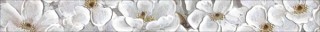 Уралкерамика Поль 6х60 см бордюр настенный цветы 