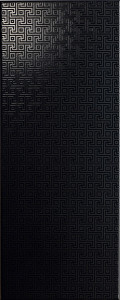 Kerama Marazzi Лацио 20х50 см плитка настенная черная матовая