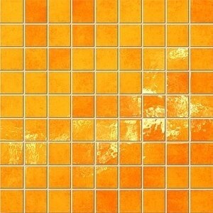 Tubadzin Majolika Mosaic 30x30 мозаика настенная оранжевая