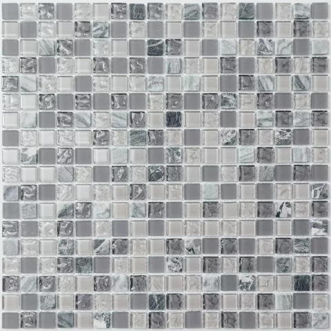 NS Mosaic Exclusive мозаика стекло, камень 30,5х30,5 см S-858