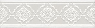 Kerama Marazzi Петергоф STG/A562/6304 25х8 см бордюр настенный белый матовый