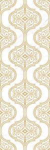 Декор настенный (246х740х10) Antares орнамент DWU12ANS88R (ALMA CERAMICA) 6шт/уп. Россия